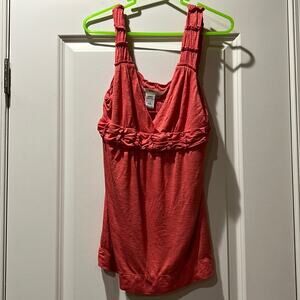 Coral Studio M Accented Tank Top Size Large